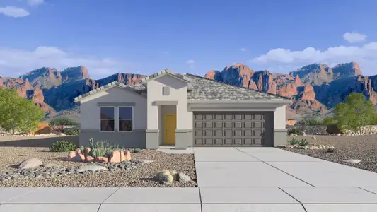 New construction Single-Family house 12312 E Lupine Ln, Florence, AZ 85132 plan Saguaro - image