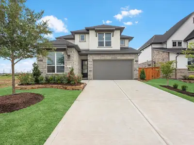 New construction Single-Family house 32162 Sky Branch Dr, Fulshear, TX 77441 plan Hawk - image