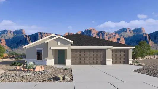 New construction Single-Family house 5686 E Azara Dr, San Tan Valley, AZ 85140 plan Fairfield - image