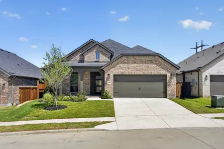 New construction Single-Family house 128 Buffalo Blvd, Rhome, TX 76078 plan 1520 - image