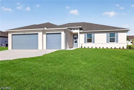 New construction Single-Family house 1902 Nw 19Th Ave, Cape Coral, FL 33993 plan The Bluewater Cove - image