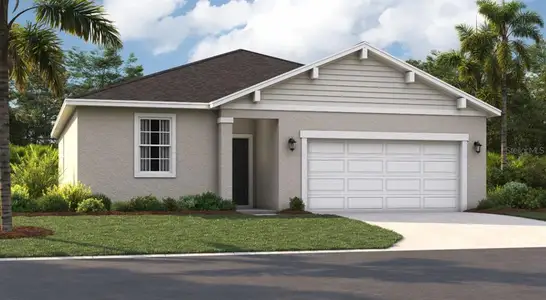 New construction Single-Family house 1319 Normandy Dr, Haines City, FL 33844 plan The Portland - image