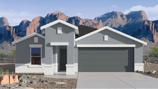 New construction Single-Family house 16195 N Catanzaro Dr, Maricopa, AZ 85138 - image