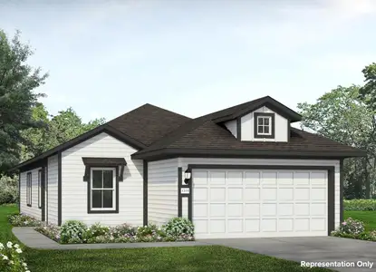 New construction Single-Family house 348 Jade St, Maxwell, TX 78656 plan Hymeadow 1514 - image