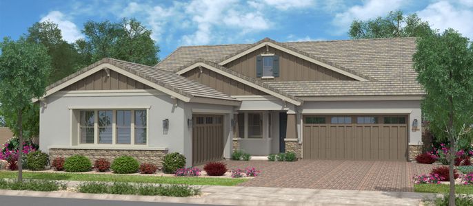 New construction  house 22923 E Mockingbird Dr, Queen Creek, AZ 85142 plan Bamboo with Loft - image