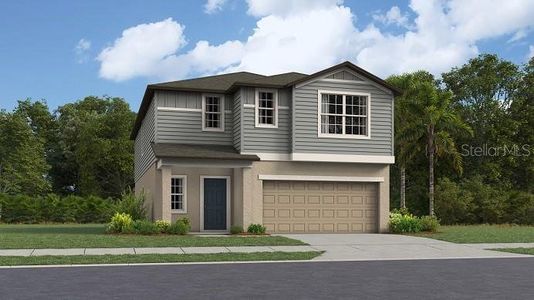 New construction Single-Family house 22280 Pleasant Morning Drive, Land O' Lakes, FL 34637 Concord- photo 0