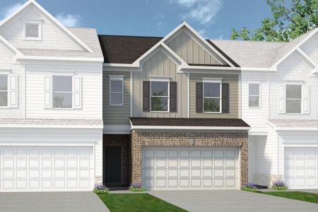 New construction Townhouse house 2675 Ravencliff Dr, Unit 63, Austell, GA 30168 Norwood II- photo 0