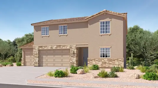 New construction Single-Family house 17451 S Ironwood Bend Dr, Vail, AZ 85641 plan Haven - image