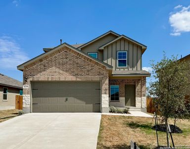 New construction Single-Family house 4219 Tarragon Place, Von Ormy, TX 78073 The Nicole- photo 0