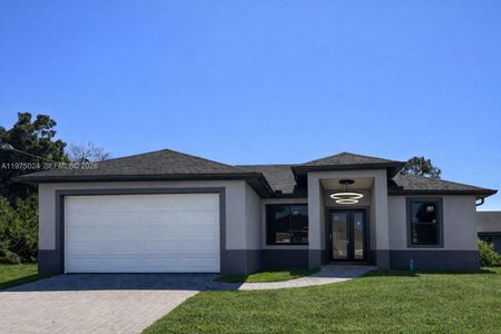 New construction Single-Family house 3905 11Th St Sw, Lehigh Acres, FL 33976 - image