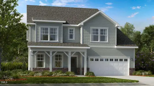 New construction Single-Family house 222 Tidal Pool Wy, Cary, NC 27519 plan Wayland - image