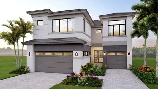 New construction Single-Family house 9911 Rising Wing St, Palm Beach Gardens, FL 33412 plan Celestia - image