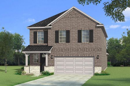 New construction Single-Family house 140 Ashbrook St, Little Elm, TX 75068 Redding- photo 0