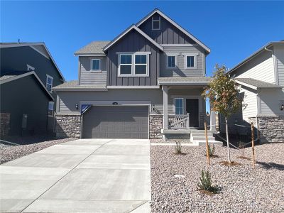 New construction Single-Family house 734 Yankee Boy Loop, Elizabeth, CO 80107 Flatiron- photo 0