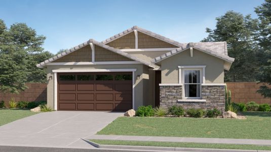 New construction Single-Family house 16687 W Alameda Rd, Surprise, AZ 85387 Lewis Plan 3575- photo 0