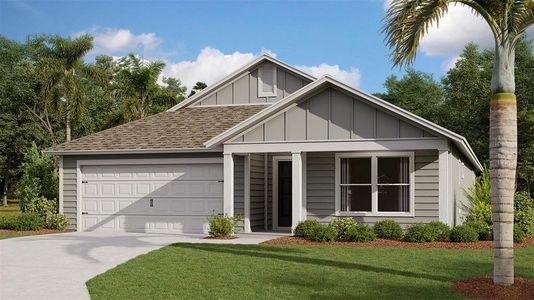 New construction Single-Family house 157 Greenwood Dr, Palm Coast, FL 32137 plan ELTON - image