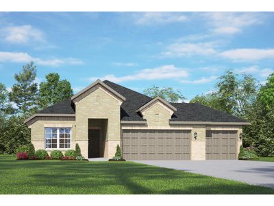 New construction Single-Family house 13629 Hartwell Bend Dr, Texas City, TX 77568 plan The Acadia A with 3-Car Garage - image 2