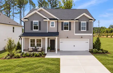 New construction Single-Family house 6600 Wimberly Rd, Willow Spring, NC 27592 plan Hampton - image