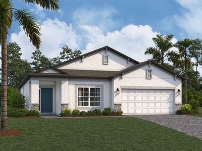 New construction Single-Family house 4763 Beachrose Way, Lakeland, FL 33811 Picasso- photo 0