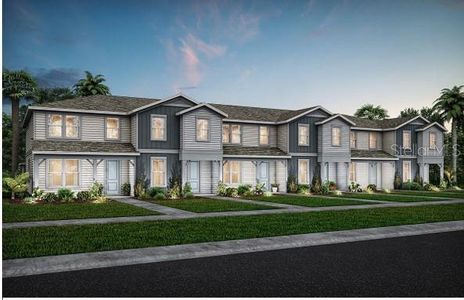 New construction Townhouse house 10234 Hadley St, Orlando, FL 32829 plan Trailwood - Exterior Unit - image