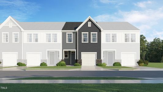 New construction Townhouse house 6015 Grey Colt Wy, Durham, NC 27703 Carson II- photo 0
