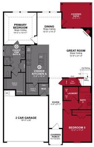 Beazer Homes Ranier Floorplan 

loorplan