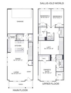 With a fantastic open concept design and tons of natural light, our end unit Sallie plan is a dream home come true!