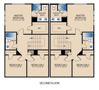 New construction Condo house 709 White Steppe Wy, Georgetown, TX 78626 plan Colorado Second - image 6