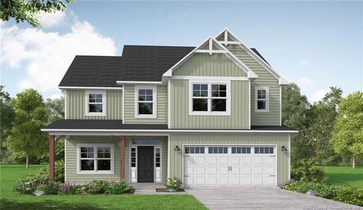 New construction Single-Family house 428 Redwater Trl, Aberdeen, NC 28315 plan Brunswick - image