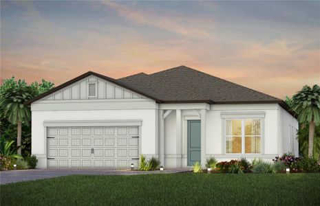 New construction Single-Family house 11235 Shoreline Trail, Parrish, FL 34219 Mainstay- photo 0