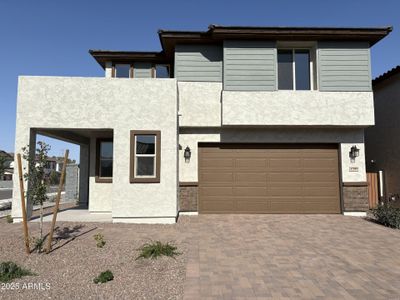 New construction Single-Family house 17989 W Lupine Ave, Goodyear, AZ 85338 Tangelo- photo 0