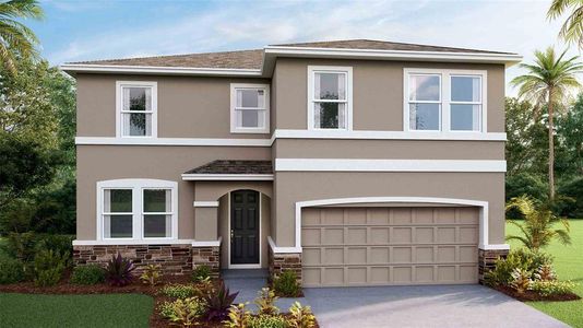 New construction Single-Family house 7716 Broad River Ave, Land O' Lakes, FL 34638 Coral- photo 0