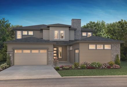 New construction Single-Family house 6837 Crossbridge Circle, Castle Pines, CO 80108 5074 Stonehaven Elevation C - Modern Prairie- photo 0