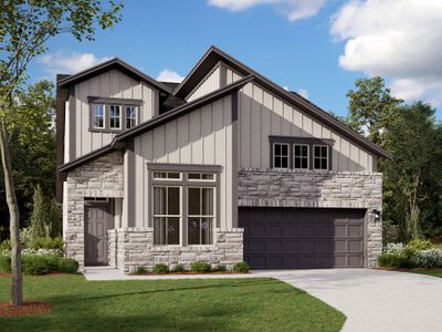 New construction Single-Family house 13213 Keefer Dr, Manchaca, TX 78652 plan Estonian - Capital Series - image