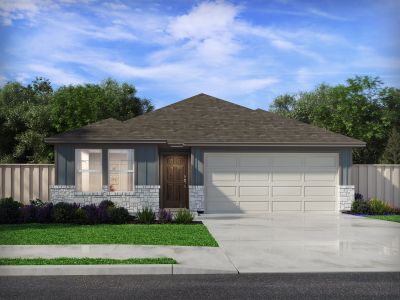 New construction Single-Family house 12420 Saint Thomas Dr, Del Valle, TX 78617 plan The Hughes (841) - image