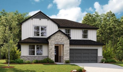 New construction Single-Family house 101 Plumbago Ln, Marble Falls, TX 78654 Ammolite- photo 0 0