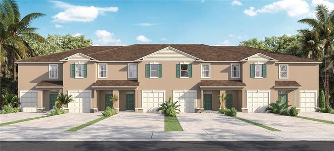 New construction Townhouse house 1517 Isleta Lp, Kissimmee, FL 34741 Vale- photo 0