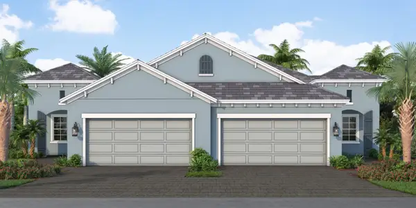 New construction Duplex house 10012 Canaveral Cir, Sarasota, FL 34241 plan Sandcastle 2 - image