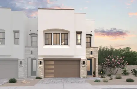 New construction Single-Family house 2525 W Gloria Ln, Phoenix, AZ 85085 plan Sea Bright II - End Unit - image