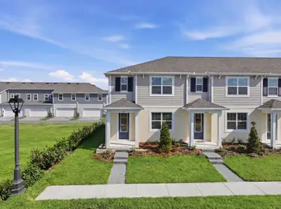 New construction Townhouse house 2219 Nightshade Grove Ln, Apopka, FL 32712 plan Catalina II - image