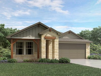 New construction Single-Family house 4921 Hazelnut Ln, Del Valle, TX 78617 The Briscoe (820)- photo 0