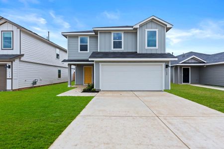 New construction Single-Family house 142 Surrey Oaks, Maxwell, TX 78656 plan The Franklin - image