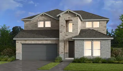 New construction Single-Family house 384 Jackson River Lp, Kyle, TX 78640 plan Carmine - image