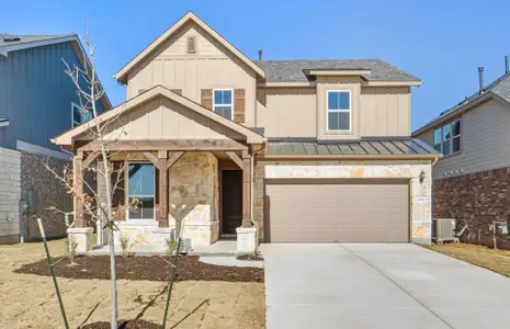 New construction Single-Family house 607 Rubber Tree Wy, Buda, TX 78610 plan Lochridge - image