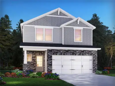 New construction Single-Family house 2846 Aralynn Wy, College Park, GA 30337 plan Paisley - image