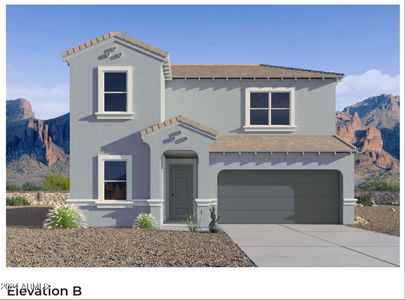 New construction Single-Family house 1803 W Starfire Ave, Apache Junction, AZ 85120 Mitchell- photo 0