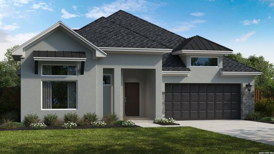 New construction Single-Family house 9929 Aurora Hl, Boerne, TX 78006 plan Franklin - image