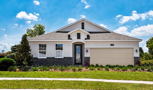 New construction Single-Family house 6709 Golden Eagle Blvd, Howey-in-the-Hills, FL 34737 plan Kensington Flex - image