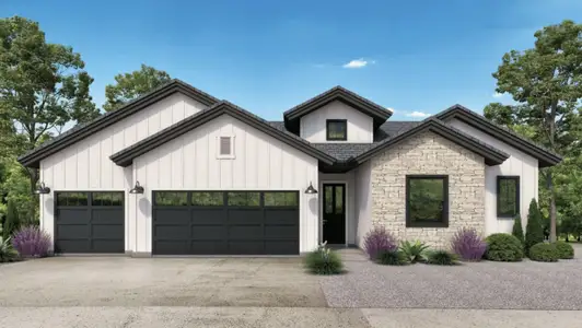 New construction Single-Family house 13420 Emerald Wheel Ave, El Paso, TX 79928 plan Pebble Beach EXT50 - image