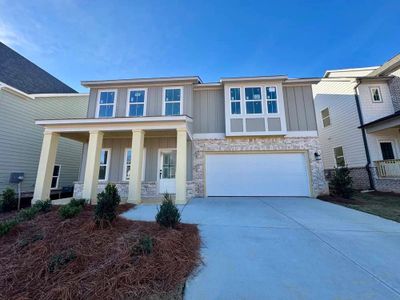 New construction Single-Family house 5552 Coalie Trce, Flowery Branch, GA 30542 plan Hampstead - image